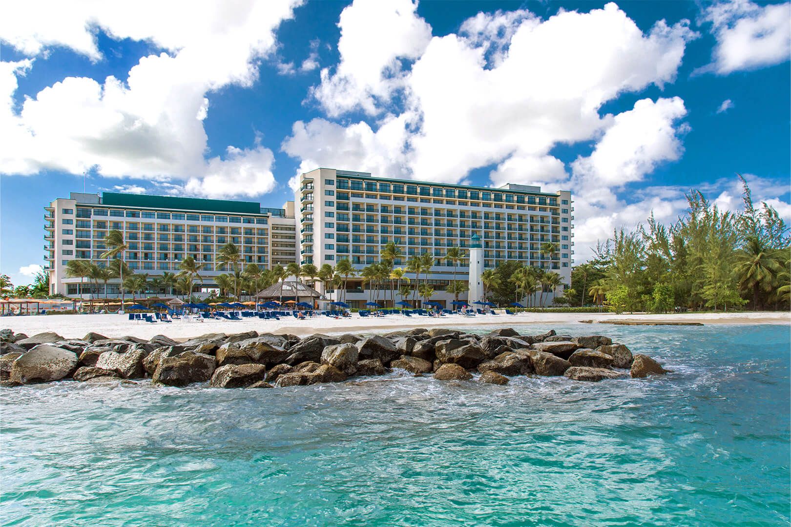beach view on Barbados
